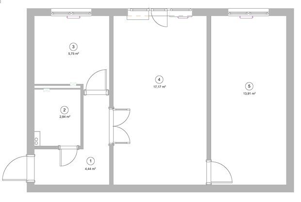 Фотография: Планировки в стиле , Современный, Эклектика, Малогабаритная квартира, Квартира, Проект дня, Беларусь, Минск, Хрущевка, Кирпичный дом, 2 комнаты, 40-60 метров, Эльвира Мисюро – фото на INMYROOM