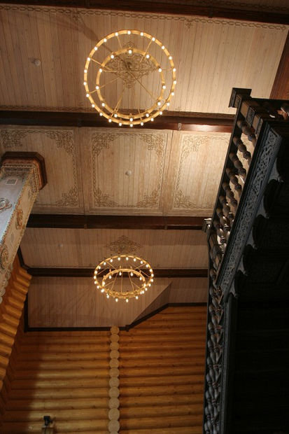 Фото из портфолио Деревянный дом 550 кв.м. в русском стиле – фотографии дизайна интерьеров на INMYROOM