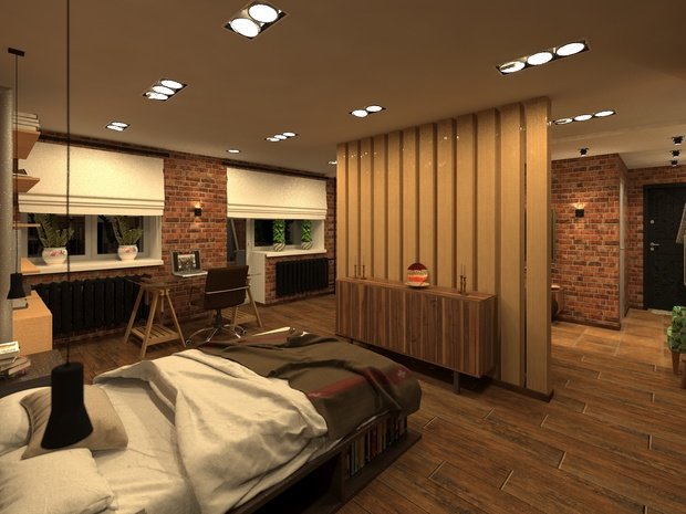 Фото из портфолио Под лофт – фотографии дизайна интерьеров на INMYROOM