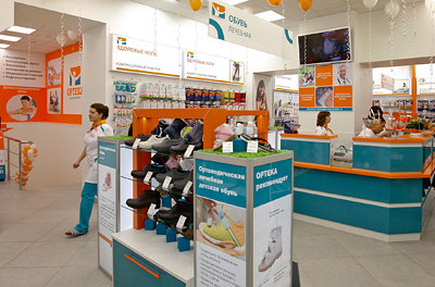 Фото из портфолио Retail chain orthopedic salons Orteca – фотографии дизайна интерьеров на INMYROOM