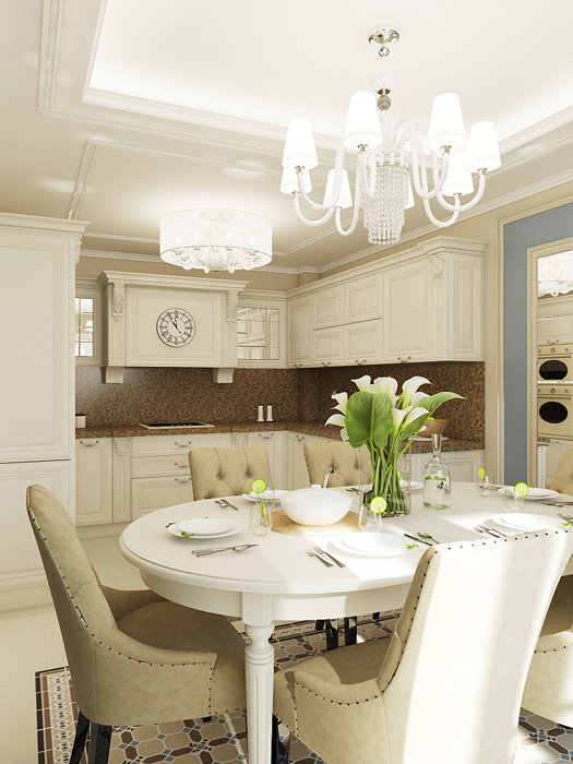 Фото из портфолио Квартира в современной классике в городе Екатеринбурге – фотографии дизайна интерьеров на INMYROOM