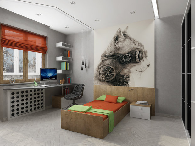 Фото из портфолио Детская комната в индустриальном стиле – фотографии дизайна интерьеров на INMYROOM