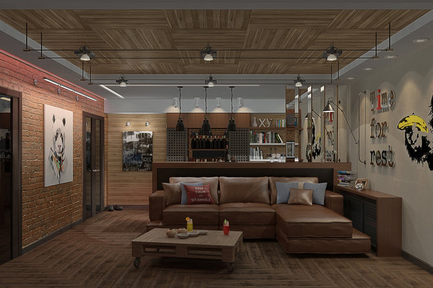 Фотография: Гостиная в стиле Лофт – фото на INMYROOM