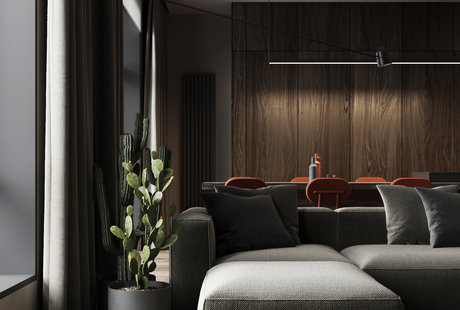 Flat in natural colours | Квартира в природных оттенках