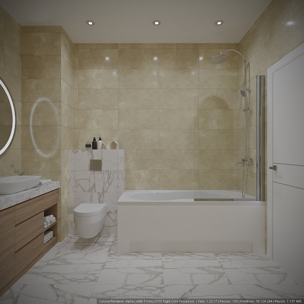 Фото из портфолио Квартира на Нахимовском – фотографии дизайна интерьеров на INMYROOM
