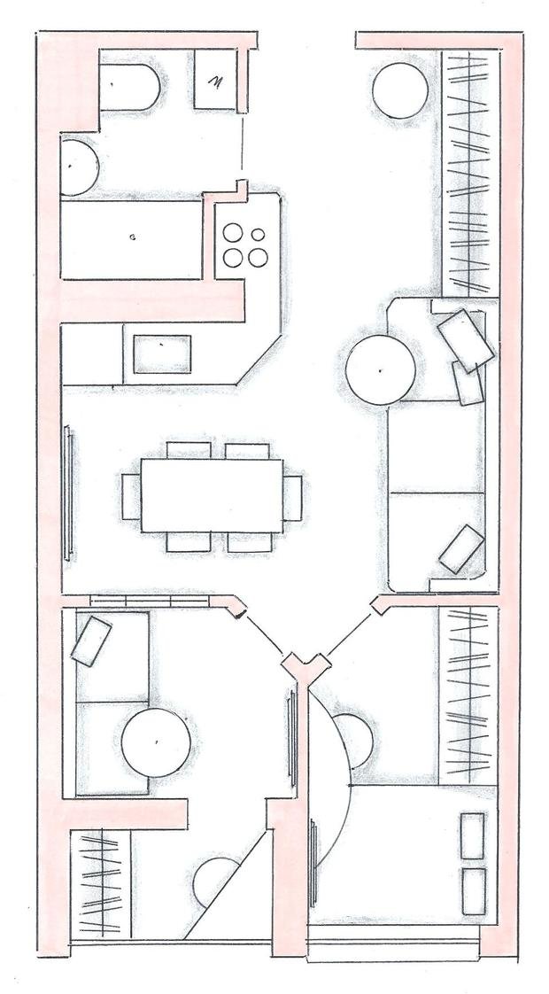 Фото из портфолио Мои перепланировки – фотографии дизайна интерьеров на INMYROOM