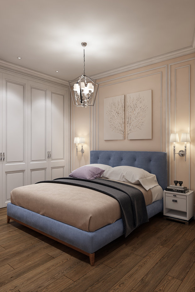 Фото из портфолио Нежная классика – фотографии дизайна интерьеров на INMYROOM