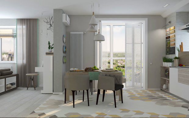 Фото из портфолио Кухня "Geometric" – фотографии дизайна интерьеров на INMYROOM