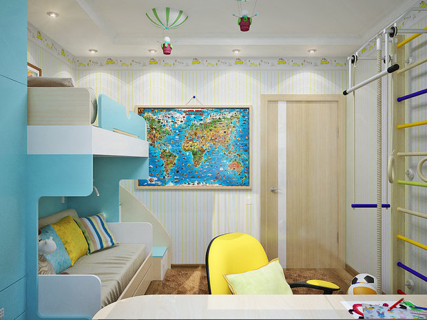 Фото из портфолио Детская для подрастающей «Почемучки» – фотографии дизайна интерьеров на INMYROOM