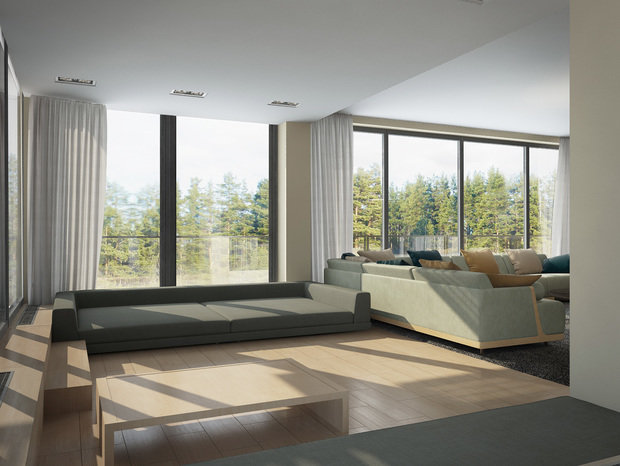 Фото из портфолио Апартаменты в Юрмале с террасой – фотографии дизайна интерьеров на INMYROOM