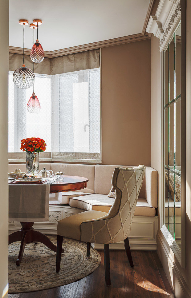 Фотография: Кухня и столовая в стиле Классический, Современный, Эклектика, Квартира, Россия, Проект недели, Новая Москва, Ольга Куликовская-Эшби, Interior Box – фото на INMYROOM