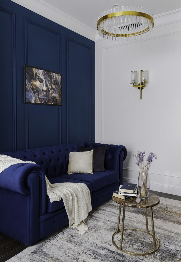 Фотография: Гостиная в стиле Классический, Современный, Квартира, Проект недели, Москва, 4 и больше, Более 90 метров, IA.Buro – фото на INMYROOM