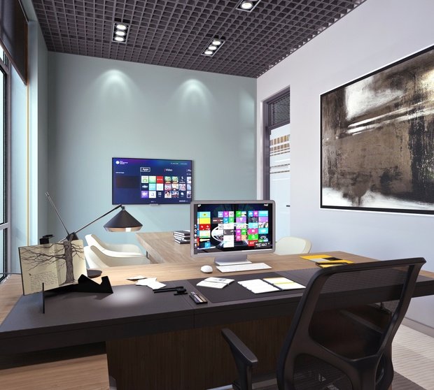 Фото из портфолио Частный офис на ул.Пионерская – фотографии дизайна интерьеров на INMYROOM