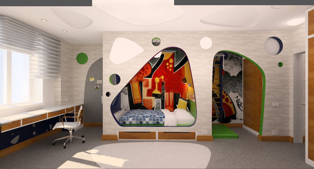 Фото из портфолио Детская комната – фотографии дизайна интерьеров на INMYROOM
