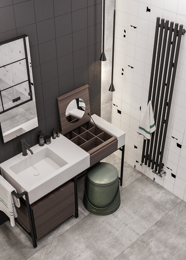 Фото из портфолио Квартира в Москве в ЖК HEADLINER – фотографии дизайна интерьеров на INMYROOM