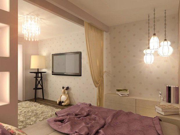 Фото из портфолио Спальня для девочки 14 лет – фотографии дизайна интерьеров на INMYROOM