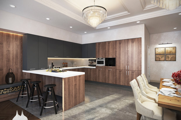 Фото из портфолио Романтика загородной жизни – фотографии дизайна интерьеров на INMYROOM