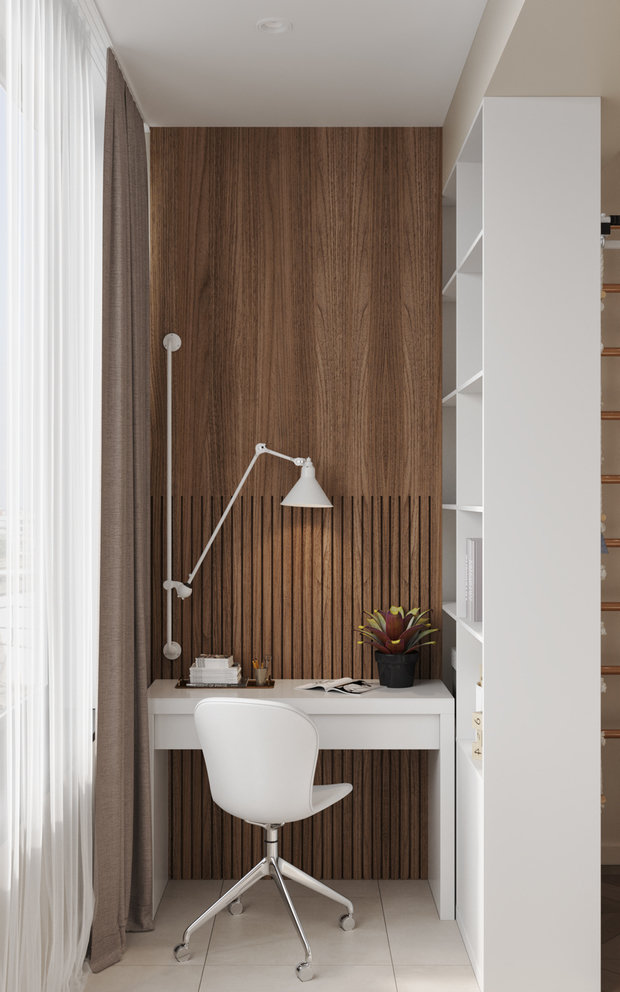 Фото из портфолио Квартира 72 кв.м. в современном стиле в Квартал 38А. – фотографии дизайна интерьеров на INMYROOM