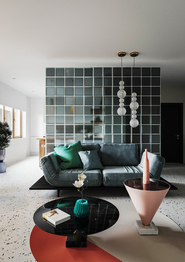 Фото из портфолио Проект квариры "Artistic House" г. Москва – фотографии дизайна интерьеров на INMYROOM