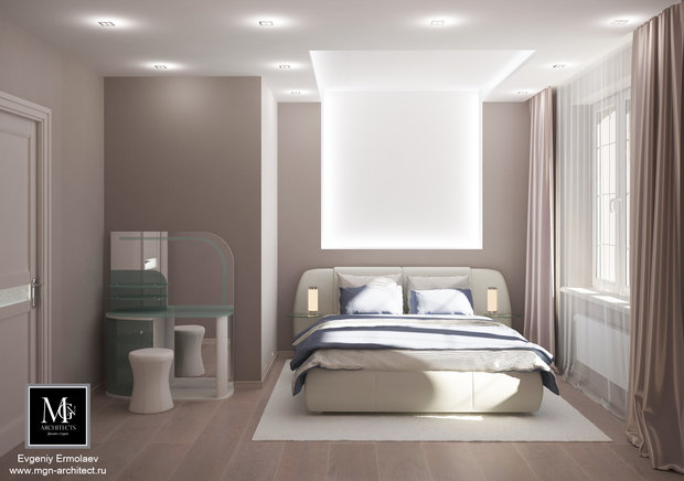 Фото из портфолио КП Рождествено, дом 450м2, гостевая комната – фотографии дизайна интерьеров на InMyRoom.ru