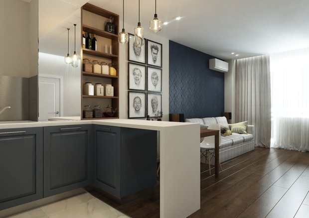 Фото из портфолио квартира в центре – фотографии дизайна интерьеров на INMYROOM