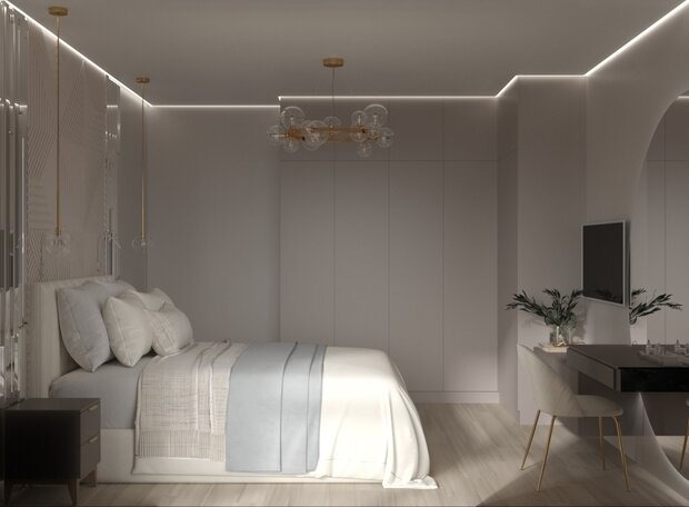Фото из портфолио Квартира 85 м2. Москва – фотографии дизайна интерьеров на INMYROOM