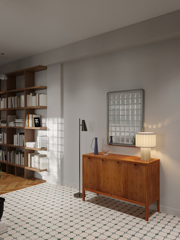 Фотография: Прихожая в стиле Скандинавский, Современный, Эклектика, Квартира, Проект недели, Москва, 4 и больше, Более 90 метров, DSGN HUB, Винтажный – фото на INMYROOM