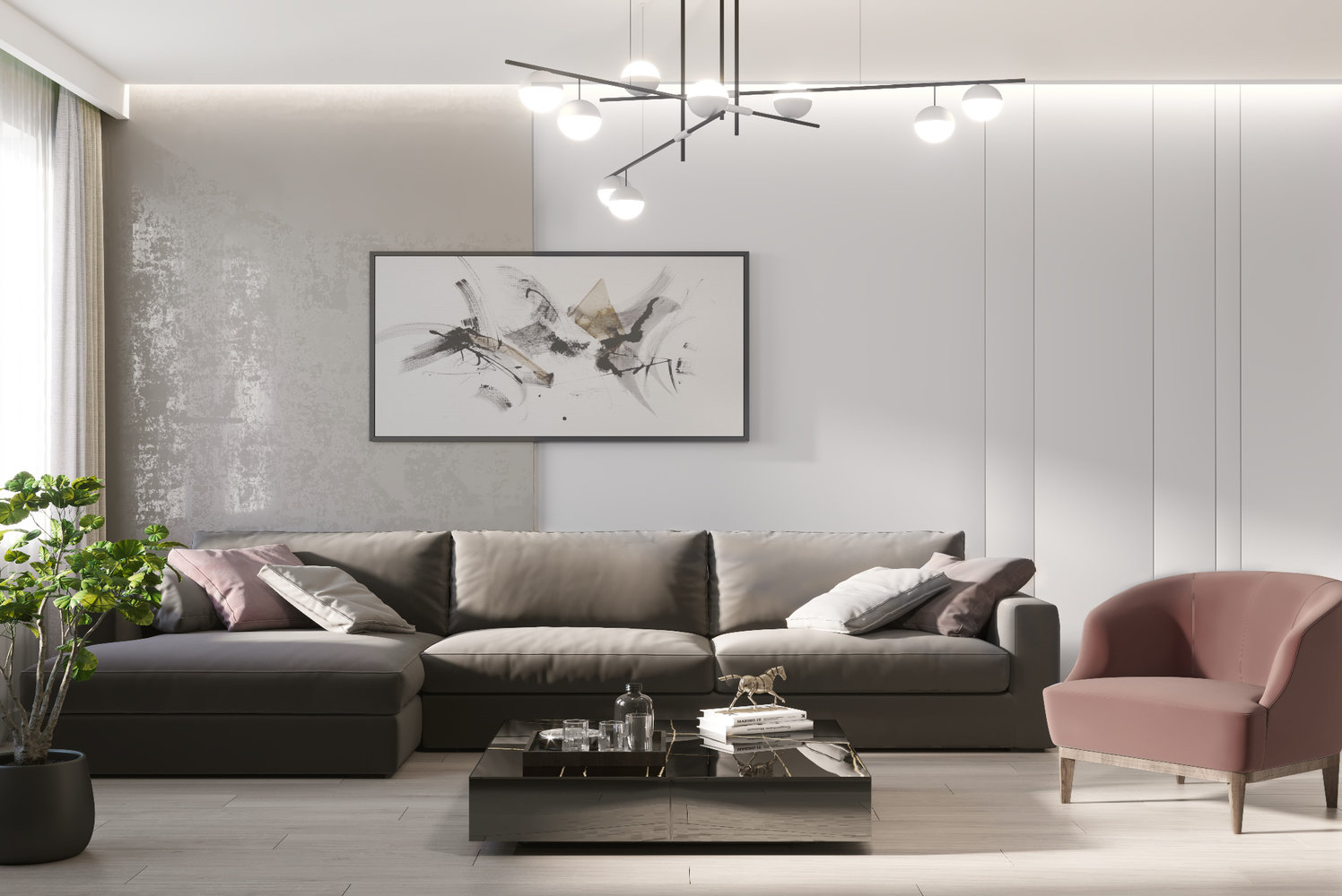 Фотография: Гостиная в стиле Современный, Декор и DIY, Квартира, Москва, 3 комнаты, Более 90 метров, Тор-Ард – фото на INMYROOM Фотография: Гостиная в стиле Современный, Декор и DIY, Квартира, Москва, 3 комнаты, Более 90 метров, Тор-Ард – фото на INMYROOM