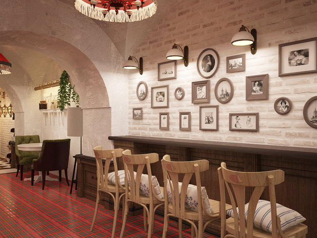 Фото из портфолио Уютная кофейня – фотографии дизайна интерьеров на INMYROOM