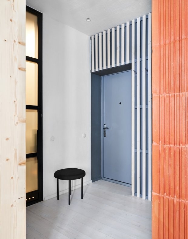 Фотография: Прихожая в стиле Минимализм, Лофт, Малогабаритная квартира, Квартира, Студия, Проект дня, Калининград, до 40 метров, Line Design Studio – фото на INMYROOM