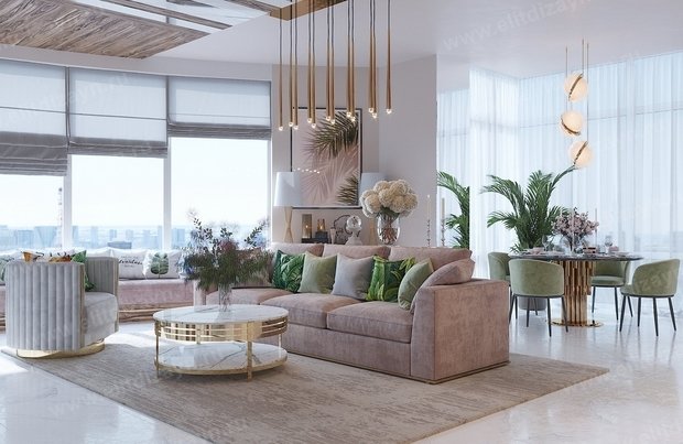 Фото из портфолио Нежная неоклассика – фотографии дизайна интерьеров на INMYROOM