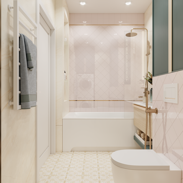 Фото из портфолио ЖК Маяк, 85 м2 – фотографии дизайна интерьеров на INMYROOM