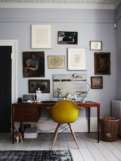 Фотография: Офис в стиле Скандинавский, Кабинет, Интерьер комнат – фото на INMYROOM
