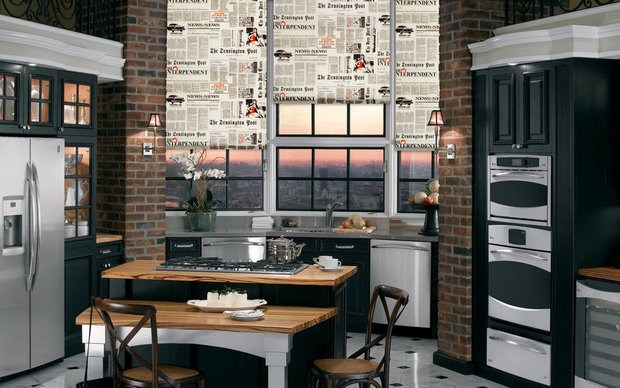 Фото из портфолио Рулонные шторы – фотографии дизайна интерьеров на INMYROOM