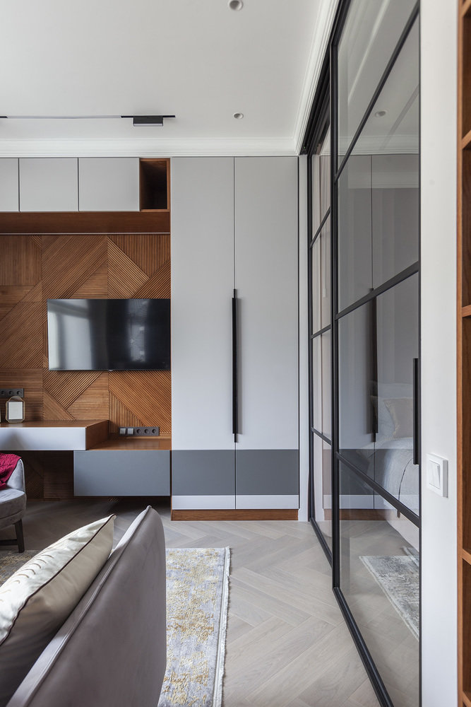 Фотография: Гостиная в стиле Классический, Современный, Квартира, Проект недели, Москва, 2 комнаты, 40-60 метров, Your Space – фото на INMYROOM Фотография: Гостиная в стиле Классический, Современный, Квартира, Проект недели, Москва, 2 комнаты, 40-60 метров, Your Space – фото на INMYROOM