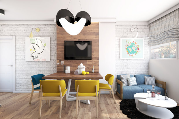 Фото из портфолио Двухкомнатная квартира на Новороссийской – фотографии дизайна интерьеров на INMYROOM