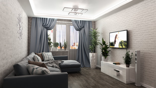 Фото из портфолио ул.Крячкова, 19 – фотографии дизайна интерьеров на INMYROOM