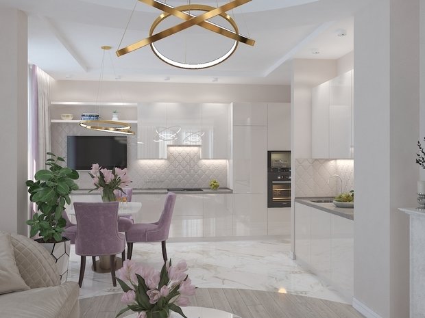 Фото из портфолио Дизайн 4-х комнатной квартиры Балашиха – фотографии дизайна интерьеров на INMYROOM