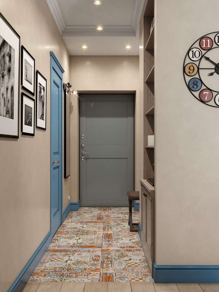 Фотография: Прихожая в стиле Современный, Эклектика, Квартира, Проект недели, Санкт-Петербург, Cubiq Studio, Монолитный дом, 1 комната, 40-60 метров, ЖК «Николаевский Ансамбль» – фото на INMYROOM Фотография: Прихожая в стиле Современный, Эклектика, Квартира, Проект недели, Санкт-Петербург, Cubiq Studio, Монолитный дом, 1 комната, 40-60 метров, ЖК «Николаевский Ансамбль» – фото на INMYROOM