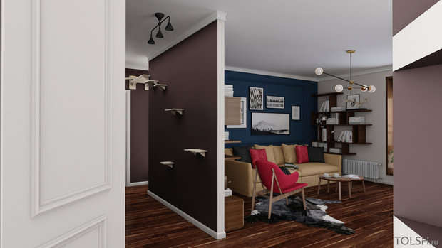 Фото из портфолио Интерьер в стиле Mid-century. – фотографии дизайна интерьеров на INMYROOM