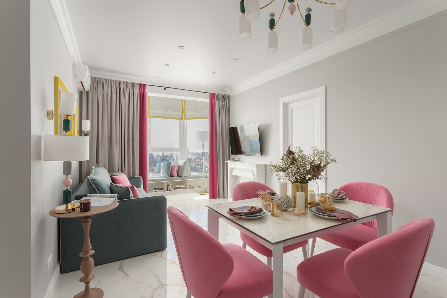 Фотография: Кухня и столовая в стиле Классический, Современный, Эклектика, Квартира, Проект дня, Сочи, 3 комнаты, 60-90 метров, ONE-D, Евгения Баранова – фото на INMYROOM Фотография: Кухня и столовая в стиле Классический, Современный, Эклектика, Квартира, Проект дня, Сочи, 3 комнаты, 60-90 метров, ONE-D, Евгения Баранова – фото на INMYROOM