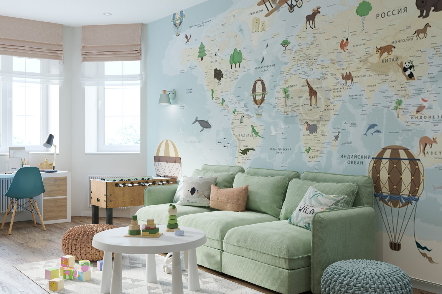 Фотография: Детская в стиле Современный, Лофт, Эклектика, Дом, Проект недели, Балашиха, 4 и больше, Более 90 метров, Deus of House – фото на INMYROOM