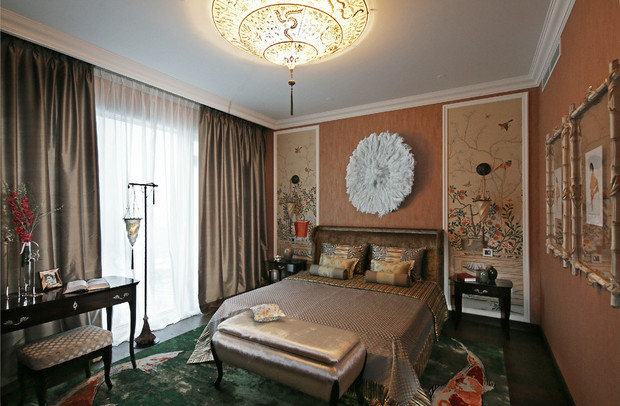 Фотография: Спальня в стиле Восточный, Дизайн интерьера, Проект недели – фото на INMYROOM