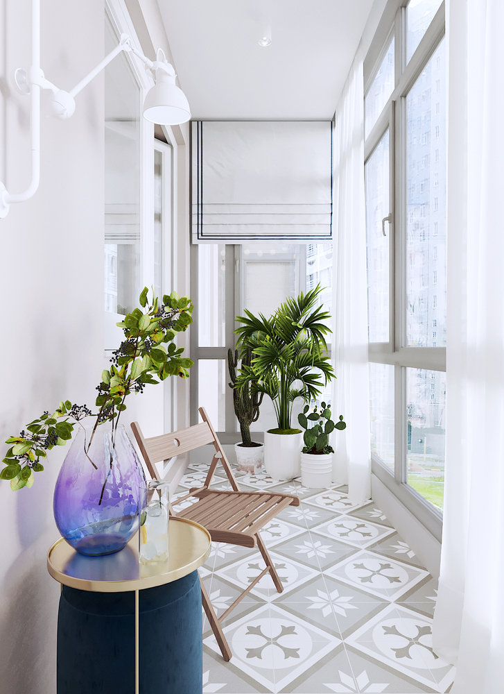 Фотография: Балкон в стиле Современный, Малогабаритная квартира, Квартира, Студия, Проект недели, Красногорск, до 40 метров, Ольга Бойцова – фото на INMYROOM Фотография: Балкон в стиле Современный, Малогабаритная квартира, Квартира, Студия, Проект недели, Красногорск, до 40 метров, Ольга Бойцова – фото на INMYROOM