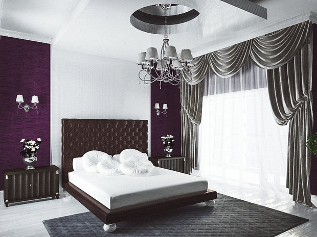 Фото из портфолио СПАЛЬНЯ В СТИЛЕ АРТ-ДЕКО – фотографии дизайна интерьеров на INMYROOM