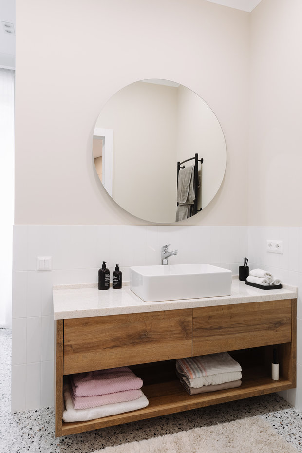 Фотография: Ванная в стиле Минимализм, Квартира, Проект недели, Москва, 2 комнаты, 60-90 метров – фото на INMYROOM