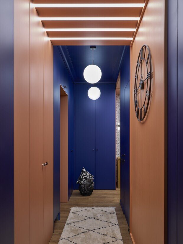 Фотография: Прихожая в стиле Современный, Эклектика, Квартира, Проект дня, Москва, 3 комнаты, 60-90 метров, Анна Тарасова, Варвара Пономарева – фото на INMYROOM