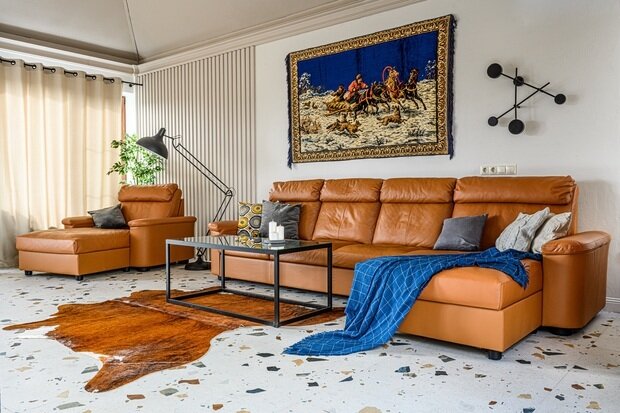 Фотография: Гостиная в стиле Современный, Эклектика, Кухня и столовая, Проект дня, Краснодар, Маргарита Мельникова, Кирпичный дом, 1 комната, 40-60 метров, Андрей Мельников – фото на INMYROOM