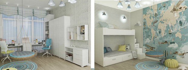 Фото из портфолио LIFE-Кутузовский – фотографии дизайна интерьеров на INMYROOM