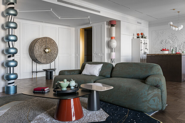 Фото из портфолио Dior. Квартира коллекционера – реализованный проект для состоявшейся семейной пары – фотографии дизайна интерьеров на INMYROOM